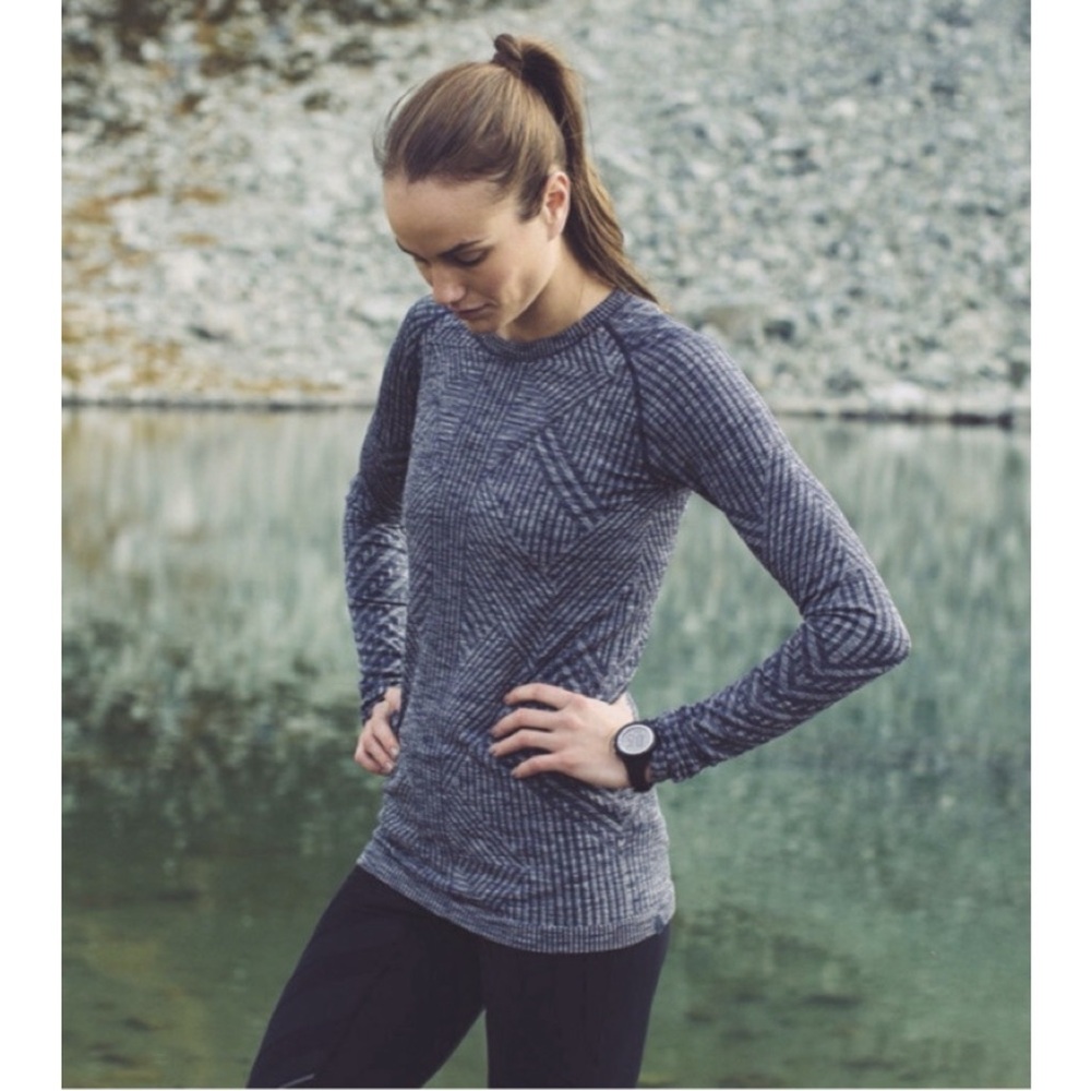 Lululemon Rest Less Pullover Heathered Cadet Blue 2 - Picture 2 of 12